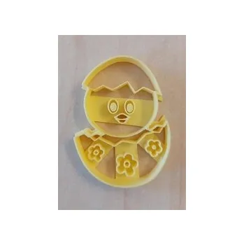 Velikonoční dekorace Vykrajovátko velikonoční - KUŘE VE SKOŘÁPCE