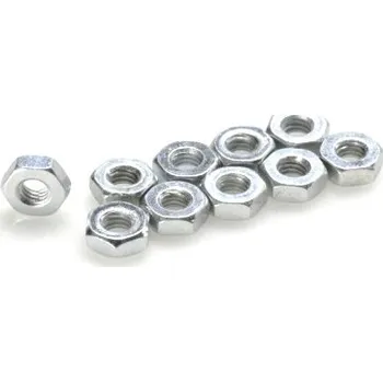 Matice Matice plochá M4 zink. ocel (10)