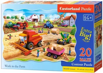 Puzzle Castorland Práce na farmě maxi 20 dílků