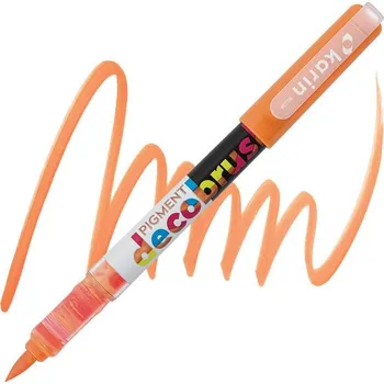 Akrylová fixa KARIN DecoBrush Pigment, Peach 1575