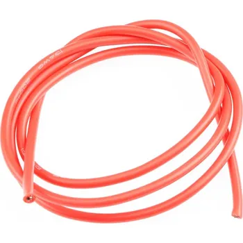 RC vybavení 13AWG/2,6qmm silikon kabel (červený/1m)
