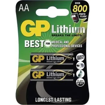 Článková baterie Baterie GP Lithium AA FR6, 1.5V - 4ks