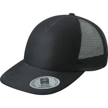 Kšiltovka Daiber - čepice Kšiltovka trucker 5 Panel Flat Peak Barva: Černá