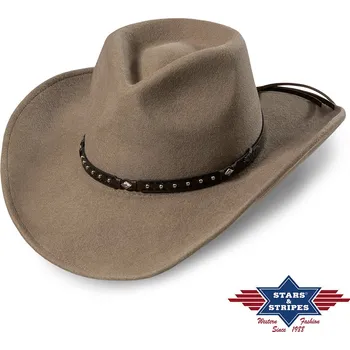 Klobouk Stars & Stripes Westernový klobouk "RENO SAND" Velikost: L