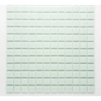 Obklad Skleněná mozaika bílá 23x23mm