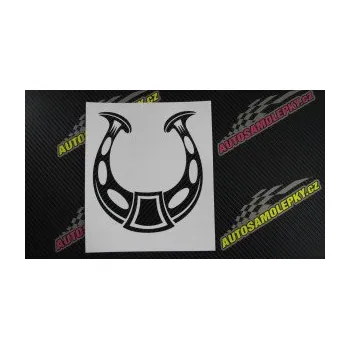 Samolepící dekorace SAMOLEPKA Koňská podkova 001 (10 - červená) NA AUTO, NÁLEPKA, FÓLIE, POLEP, TUNING, VLASTNÍ TEXT, TISK, AUTOSAMOLEPKY.cz, POLEPY, OBRÁZEK, LOGO, SAMOLEPKY
