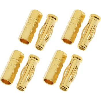 RC náhradní díl Konektor zlacený 4.0mm car (4 páry)