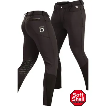 Jezdecké kalhoty Pánské rajtky LITEX FOR RIDERS černá Barva: černá, Velikost: 52