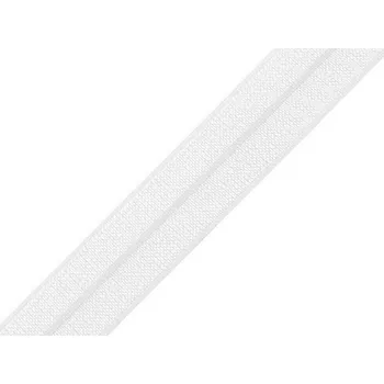Galanterie Lemovací pruženka půlená šíře 16 mm, barva 9 bílá