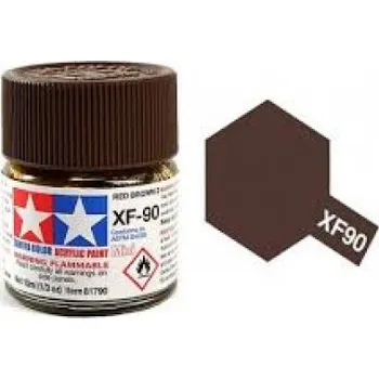 Modelářská barva Tamiya XF-90 Red Brown 2/Hnědá 2 10mk