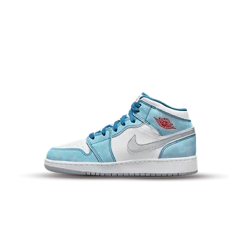 Dámská obuv Air Jordan Jordan 1 Mid SE "French Blue Light Steel" (GS) Velikost: 36.5