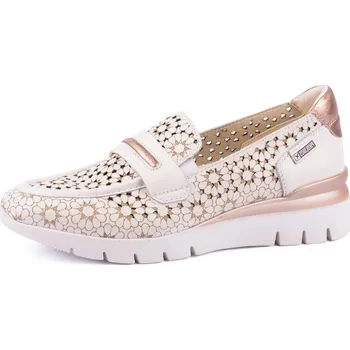 Dámské mokasíny Dámská kožená mokasína W4R-6518C1-909 Pikolinos béžová Barva: nata, Velikost: 40