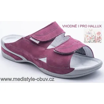 Dámská zdravotní obuv MEDISTYLE LUCY 5L-E15/3/H hallux pantofel fialový, --- - 37