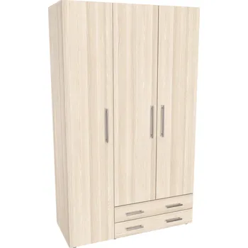 Šatní skříň Skříň RIO 120 Dekor: Akácie světlá