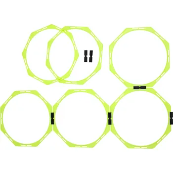 Tréninková pomůcka pro brankáře lokerr Octa Ladder proskakovací osmiúhelník, sada 6 ks