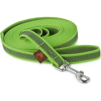 Vodítko pro psa Firedog Pogumované vodítko 20 mm 2 m s ručkou Barva: Zelená