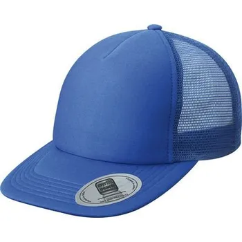 Kšiltovka Daiber - čepice Kšiltovka trucker 5 Panel Flat Peak Barva: Modrá královská