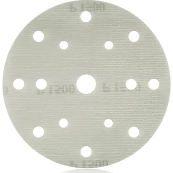 Brusný papír Smirdex 830 Film disk průměr 150 mm 1 ks P600 děrování 15
