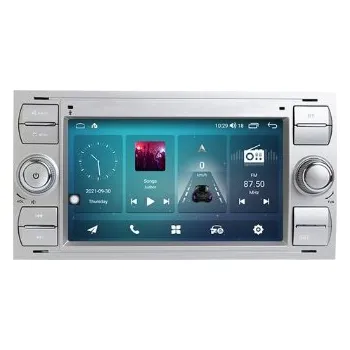 GPS navigace FORD ANDROID 11 GPS 4GB/64GB Transit Focus Galaxy C-Max Carplay Silver