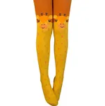 Dětské punčocháče WOLA ŽIRAFA žluté Velikost: 92-98