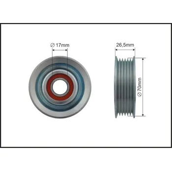 Napínací kladka, žebrovaný klínovy řemen CAFFARO 500472