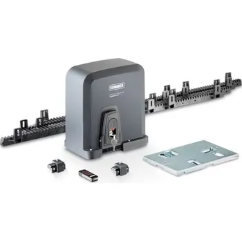 Pohon brány STArter S2, sada pohonu Sommer, hřeben 5 m - sada obsahuje pohon posuvné brány do délky 6 m a 300 kg, řídící jednotku, přijímač, vysílač Pearl, fotobuňky a hřeben 5 bm