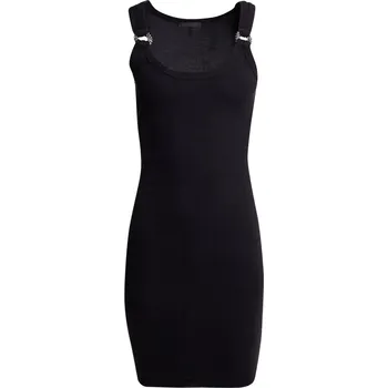 Dámské šaty GUESS DÁMSKÉ ŠATY SL CHRISTINA JEWEL DRESS BLACK W3GK24KAQL2 JBLK Velikost: M