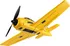 RC model letadla Amewi AMXFlight T28 Trojan 3D/6G RTF žlutý