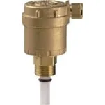 GIACOMINI R88I 1/2" automatický odvzdušňovací ventil, svislý + zpětný ventil, mosaz