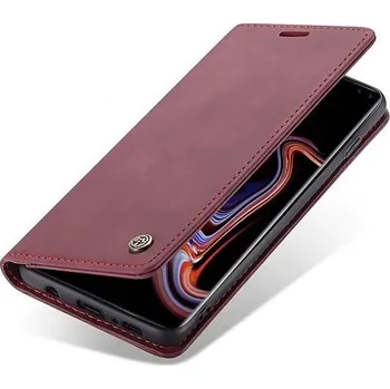 Pouzdro na mobilní telefon Pouzdro Book CaseMe Samsung A125 Galaxy A12, barva vínová