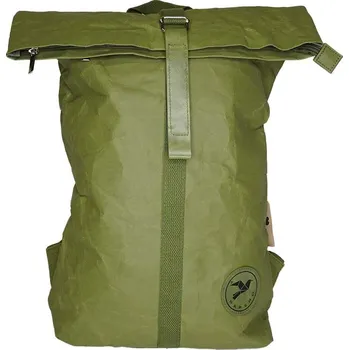 Městský batoh Papero Bags papírový rolovací batoh Cougar zelený 18l
