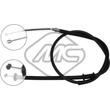 Lanko parkovací brzdy Tažné lanko, parkovací brzda Metalcaucho 82100