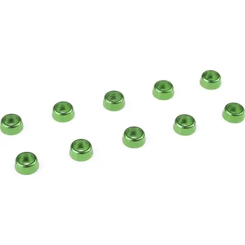RC náhradní díl Podložka pro válc. hlavu M2/6mm hliník zelená (10)