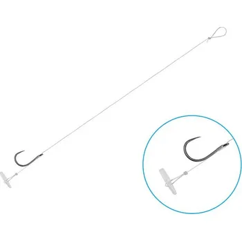 Nadväzec Delphin FLR Quickstop / 6ks 12cm /0,22mm / BARB #6