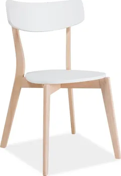 Jídelní židle Signal Meble Tibi dub/bílá