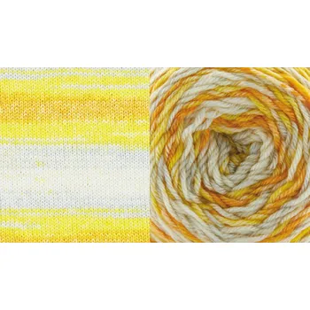 Himalaya Příze Everyday batik 74210 žluto-šedo-světlá