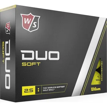 Míčový sport Wilson Staff Duo Soft golfové míčky - žluté (12 ks)