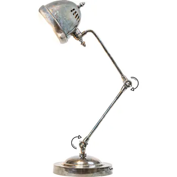 Stojací lampa Retro stolní lampa BUGSY - poslední kus Barva: stříbrná