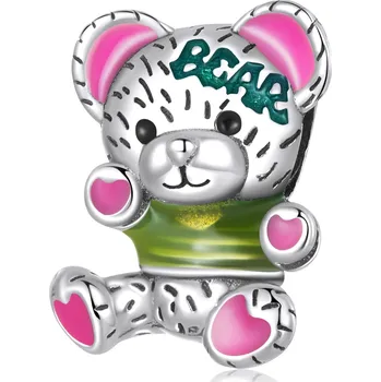 Přívěsek Elenys stříbrný přívěsek Neonový medvídek