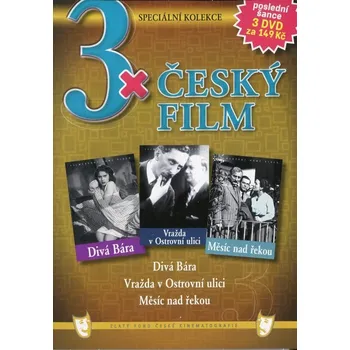 DVD film 3x Český film kolekce 3DVD (papírový obal)