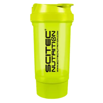 Shaker Scitec Traveler shaker 500ml + zásobník - zelený