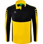 ERIMA SIX WINGS MIKINA 1/2 ZIP - PÁNSKÁ - Žlutá, Černá - velikost L