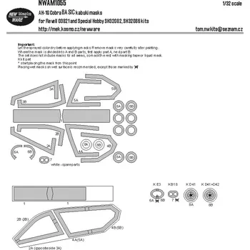 Plastikový model 1/32 Mask AH-1G Cobra BASIC (REV/SP.HOB.)