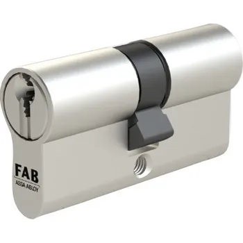 Vložka do dveří ASSA ABLOY Vložka cylindrická FAB 4.00/BDPNs 35+prodloužení Nikl matný Rozměr: 35+40mm