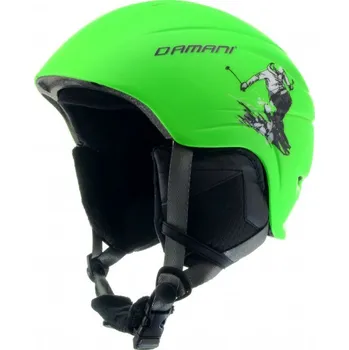 Damani Dětská lyžařská helma Damani-Skier CO2 zelená Zelená 52-54