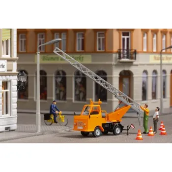 Modelová železnice H0 - Multikára M22 s otočným žebříkem -stavebnice-