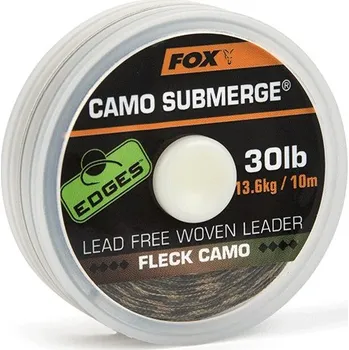 Fox Submerge Fleck Camo 40lb 10m - Bezolovnatá šňůrka