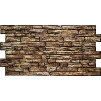 Obklad Pvc obkladový omyvatelný panel 3d P0013 48.5 x 96 cm