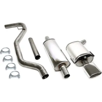 Autodíl TA Technix sportovní nerezový catback výfuk Saab 9-3 (od 03) včetně Aero (03-05) typ YS3F, kromě 4x4, nádrž 58L, 1x ovál 85 x 150 mm rovná nerezová koncovka s pertlem