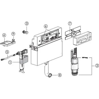 Náhradní deska k velkoformátovému tlačítku 01952000000